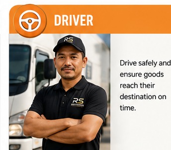 Driver recruitment poster