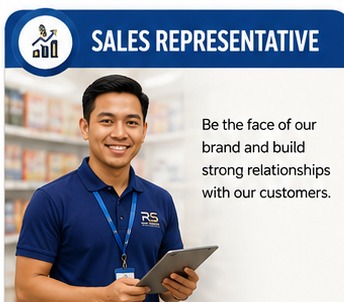 Sales Representative recruitment poster